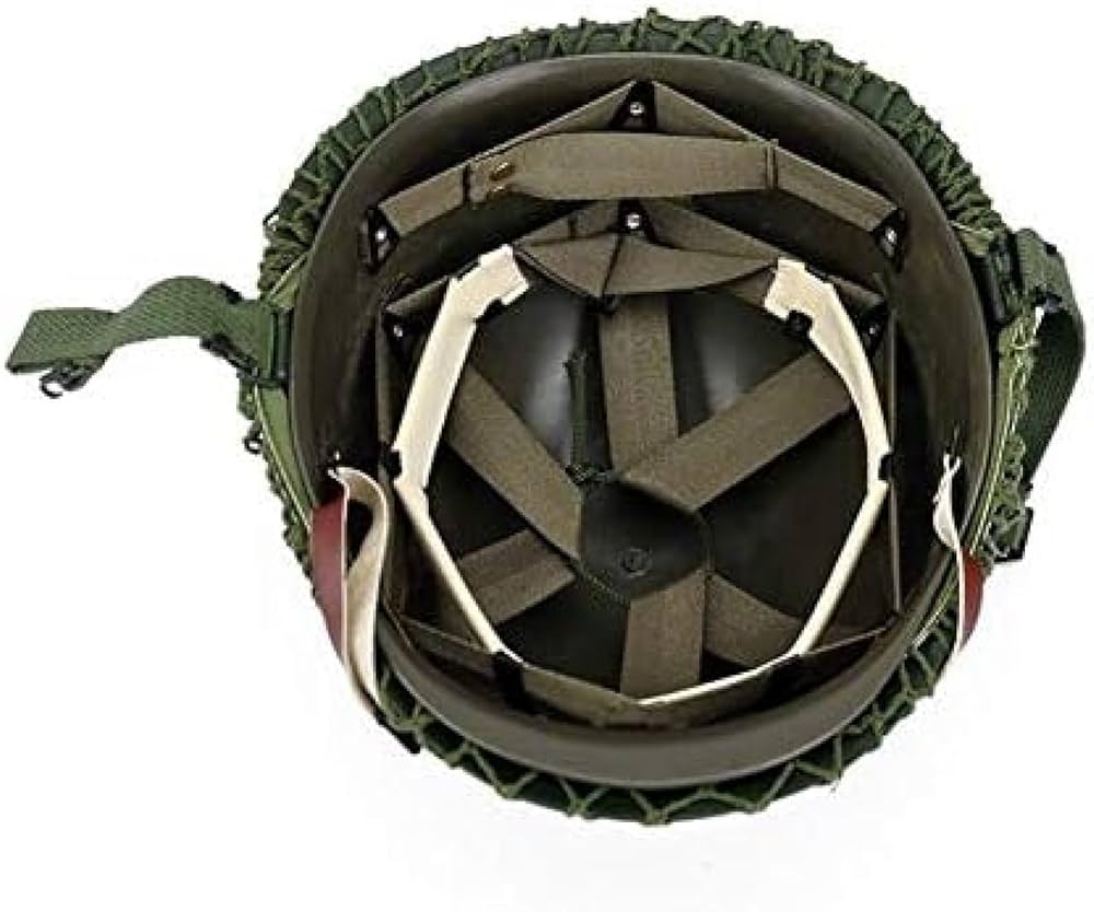 米軍　M1ヘルメット　② Amazon | 第二次世界大戦 米軍 M1 ヘルメット 鉄兜 鉄帽 鉄制